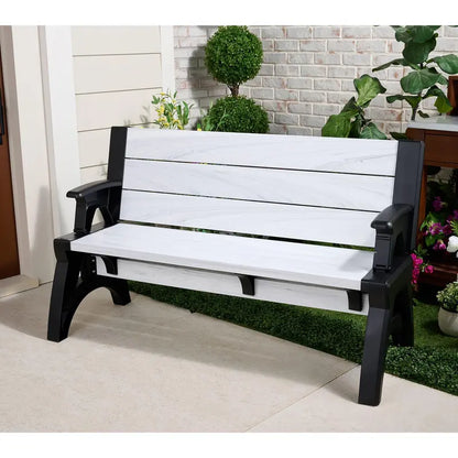 2-in-1 Outdoor Bench & Table