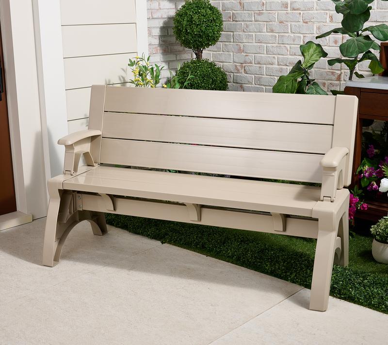 2-in-1 Outdoor Bench & Table