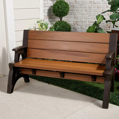 2-in-1 Outdoor Bench & Table